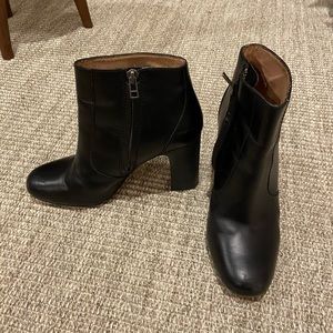 Madewell Black Leather Boots